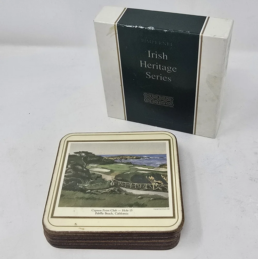 Pimpernel costers cork backed Irish Golfing‎ Greats Irish Heritage series boxed